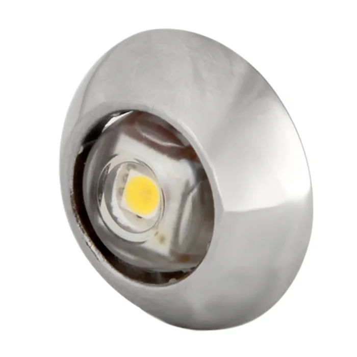 Lumitec Exuma Courtesy Light – Polished Stainless Housing – Blue Light