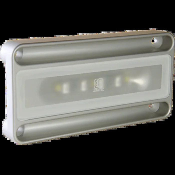 Lumitec Nevis2 – High Intensity Engine Room & Utility Light – Brushed Finish – 2-Color White/Blue Dimming