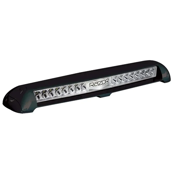Lumitec Razor Light Bar – Flood – Black Housing – Flush Mount