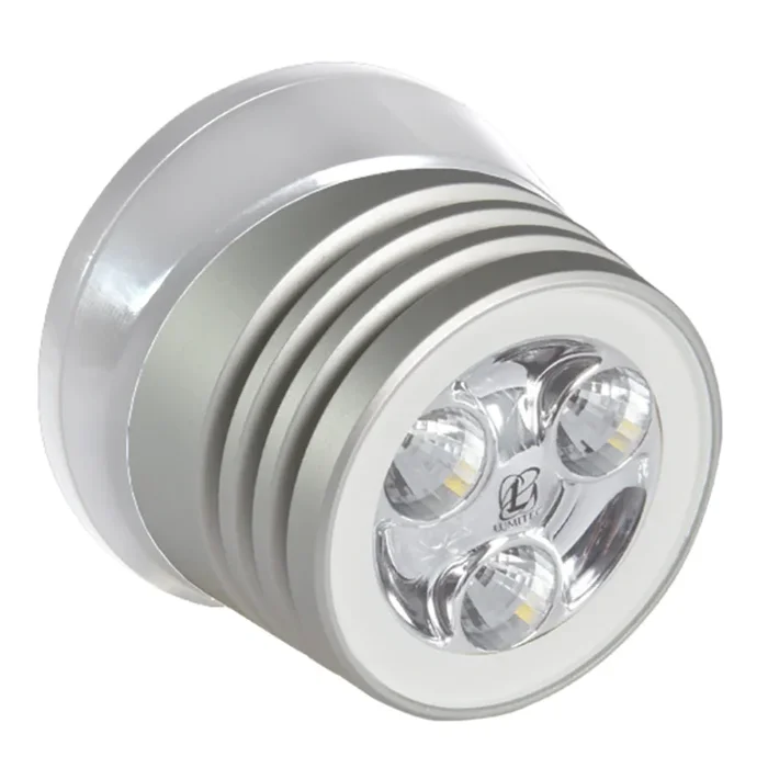 Lumitec Zephyr LED Spreader/Deck Light – Brushed White Base – White Non-Dimming [101325]