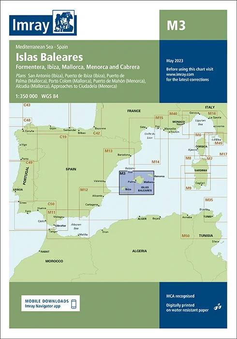 M3 Islas Baleares (Imray Chart)