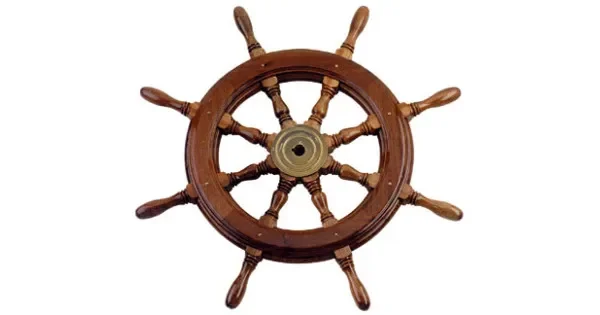 Mahogany Helmsmann wheel 700mm