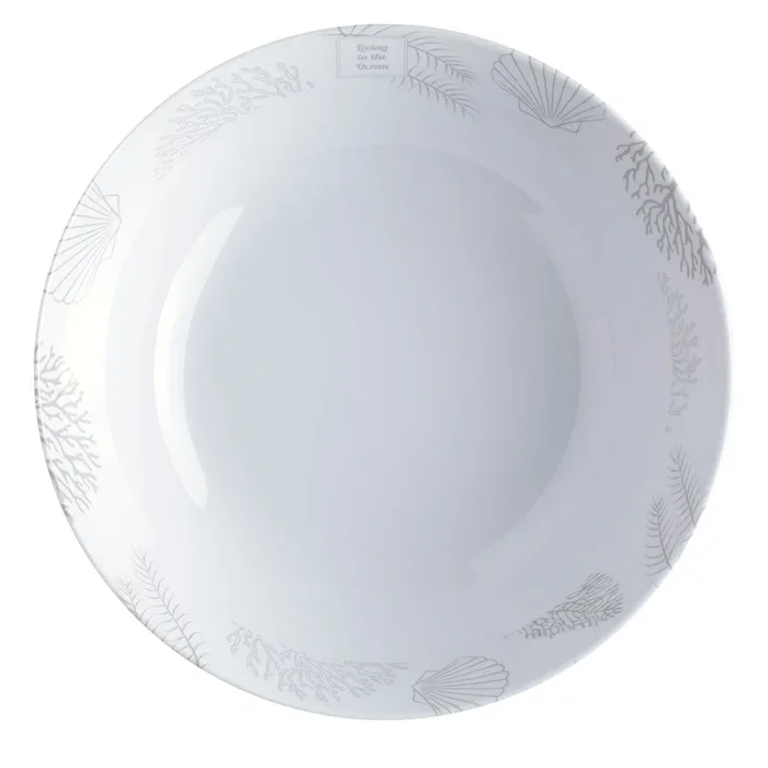 Marine Business Melamine Deep, Round Soup Plate – LIVING – 8.8″ Set of 6