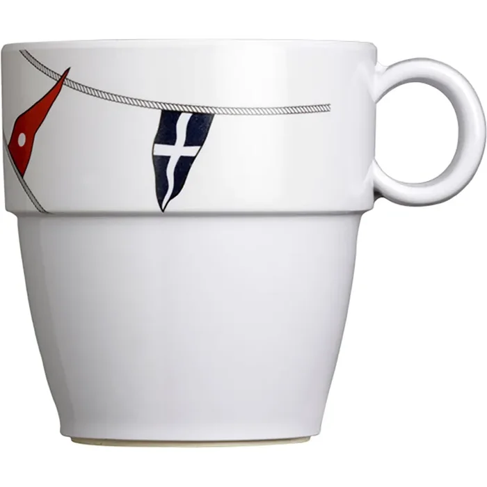 Marine Business Melamine Non-Slip Coffee Mug – Regata – Set of 6