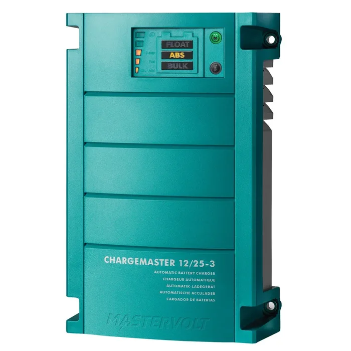 Mastervolt ChargeMaster 25 Amp Battery Charger – 3 Bank, 12V