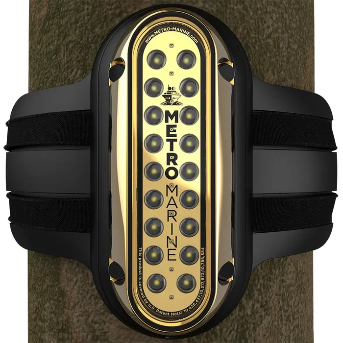 Metro Marine High-Output Vertical Piling Mount Light w/Intelligent Monochromatic LED’s – White, 90° Beam