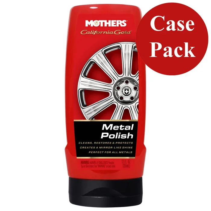 Mothers California Gold Metal Polish Liquid – 12oz *Case of 6*