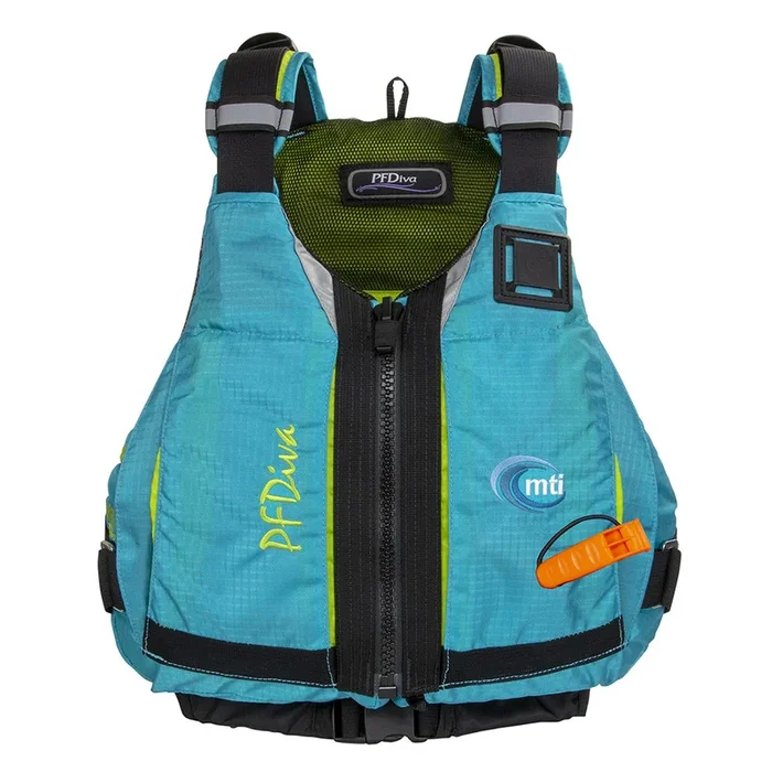 MTI PFDiva Women’s Life Jacket – Glacial Blue – Large/X-Large