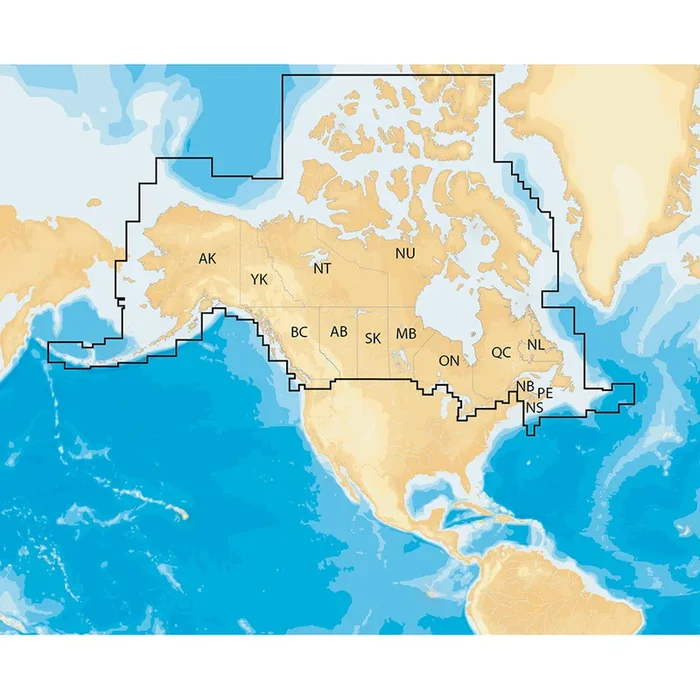 Navionics Navionics+ Regions – Canada & Alaska – Preloaded MSD Format