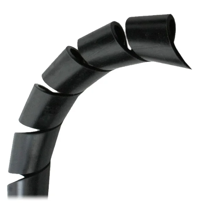 Pacer 3/8″ Spiral Wrap – Black – 100′ Roll