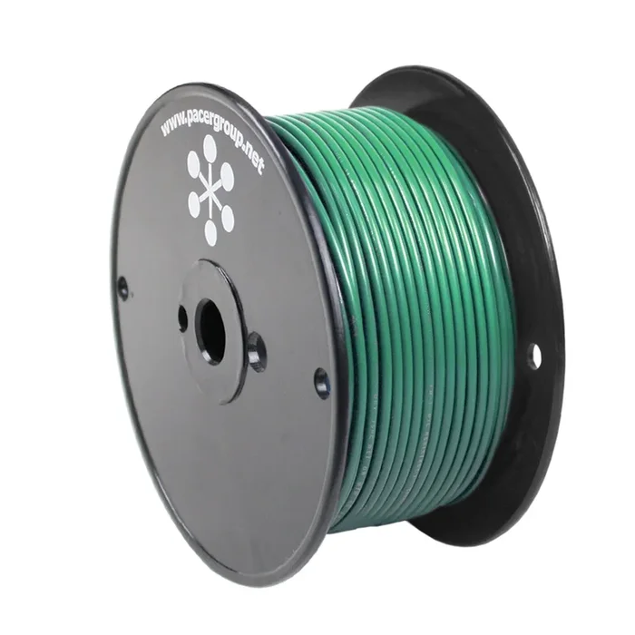 Pacer Green 18 AWG Primary Wire – 250′