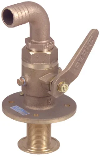 Perko 0834007PLB 1-1/4″ Bronze Seacock w/Curved Tail Piece