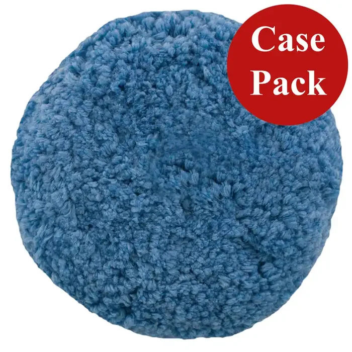 Presta Rotary Blended Wool Buffing Pad – Blue Soft Polish – *Case of 12* – 890144CASE