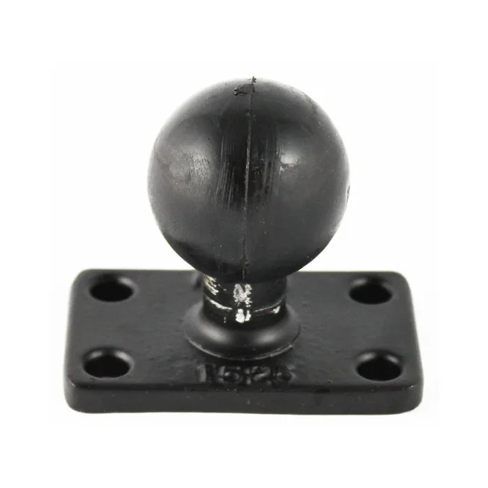 RAM Mount 1.5″ x 2.5″ Rectangle Base w/1.5″ Ball [RAM-202U-1525]