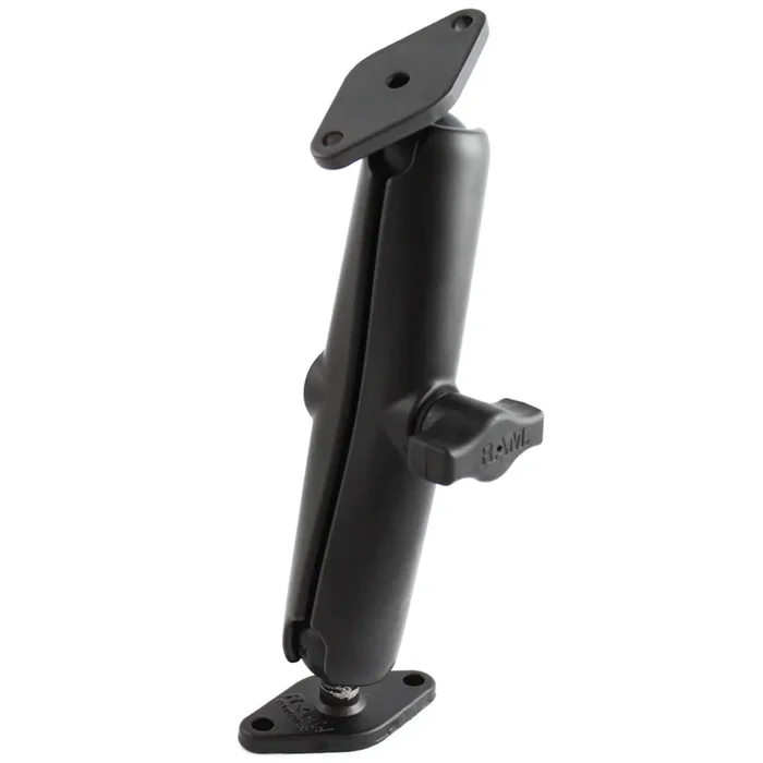 RAM Mount 1″ Diameter Ball Mount w/Long Arm & 2 Diamond Bases