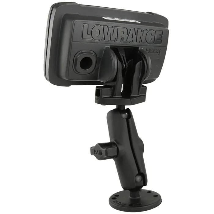 RAM Mount B Size 1″ Fishfinder Mount for the Lowrance Hook2 Series [RAM-B-101-LO12]