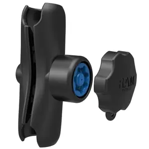 RAM Mount Double Socket Arm with Pin-Lock Security Knob – 1.5in