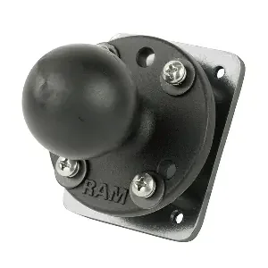 RAM Mount Drill-Down Dashboard Ball Base with Backing Plate – C Size