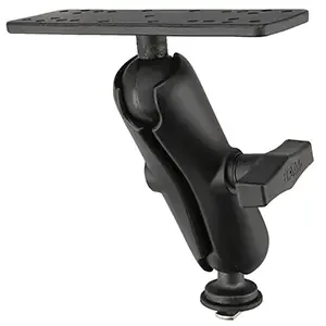 Ram Mount Marine Electronics Mount with Track Ball Base for Units Under 10 Lbs