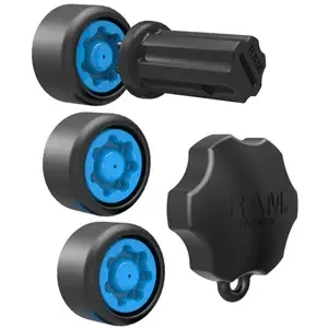 RAM Mount Pin-Lock Security Kit for Single Swing Arm and Gimbal Mount