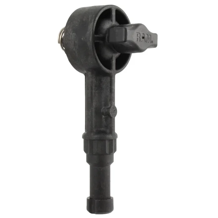 RAM Mount RAM-ROD 4″ Long Spline Post w/Knob