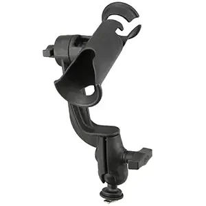 RAM Mount RAM Tube Jr. Fishing Rod Holder with RAM-ROD Revolution Ratchet/Socket System and Track Ball Base