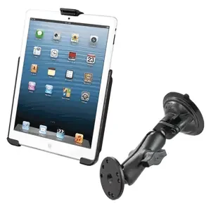 RAM Mount Suction Cup Mount with Apple iPad mini EZ-ROLLftR Cradle