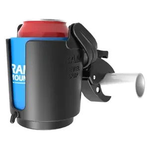 RAM Mount Tough-Claw Mount with Self-Leveling Cup Holder