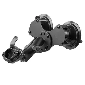 RAM Mount Twist-Lock Dual Suction Mount with Quick Release Adapter