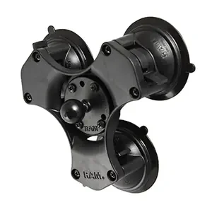 RAM Mount Twist-Lock Triple Suction Cup Ball Base