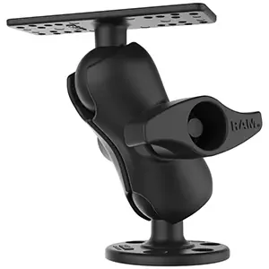 Ram Mount Universal D Size Ball Mount with Short Arm for 9in-12in Fishfinders and Chartplotters
