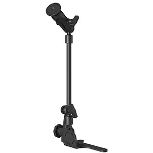 RAM Mount Universal No-Drill RAM POD HDVehicle Mount with Double Socket Arm and 2.5in Round Base AMPs Hole Pattern