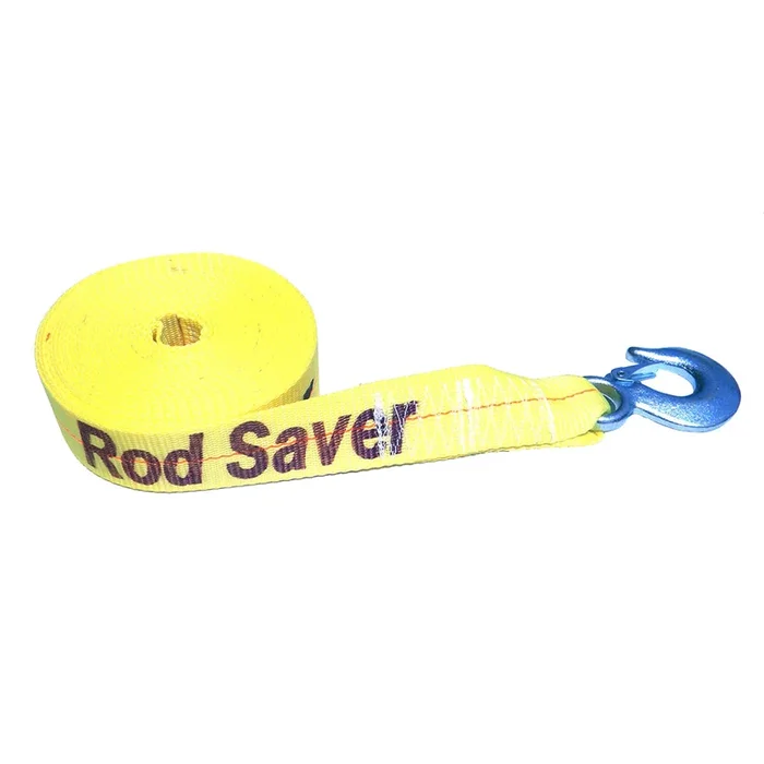 Rod Saver Heavy-Duty Winch Strap Replacement – Yellow – 2″ x 25 [WSY25]