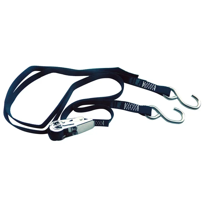 Rod Saver Stainless Steel Ratchet Gunwale Tie-Down – 1″ x 16′