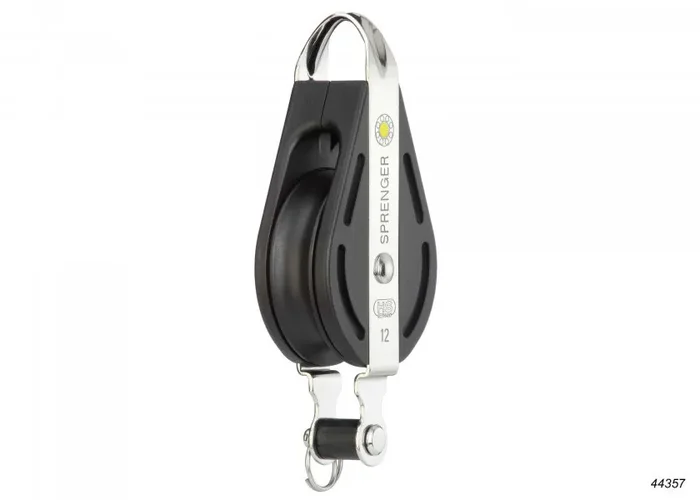 S Block with Becket and Bracket / 12 mm / plain bearing