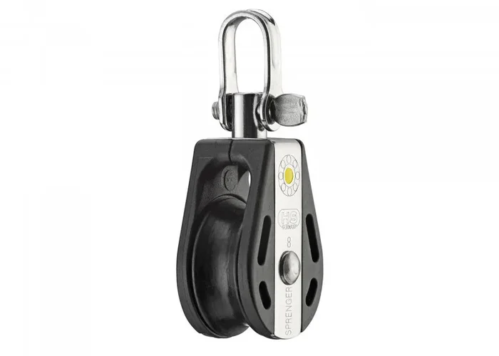 S block with swivel / 8 mm / plain bearing