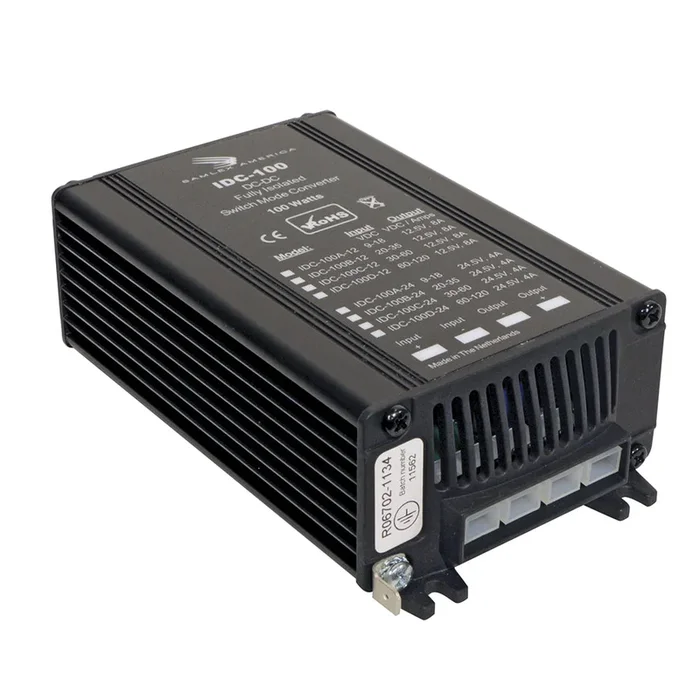 Samlex 100W Fully Isolated DC-DC Converter – 4A – 30-60V Input – 24V Output