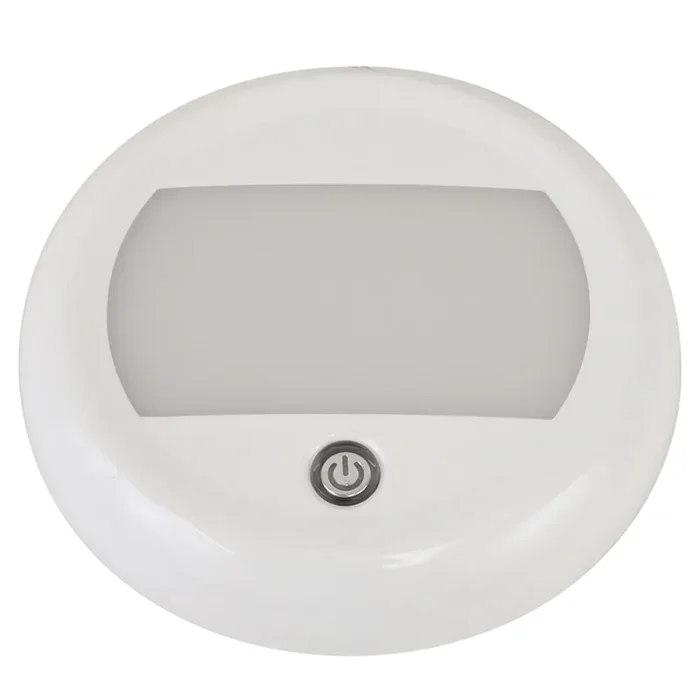 Scandvik 5in Dome Light with Switch and 3 Stage Dimming – 10-30V – IP67