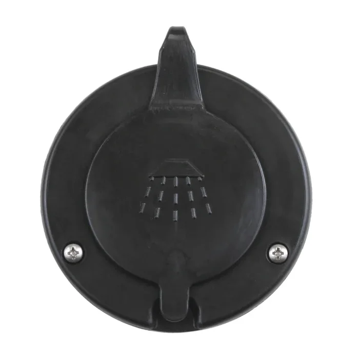 Scandvik Black Cap & Container f/Scandvik Recessed Shower – 10262P
