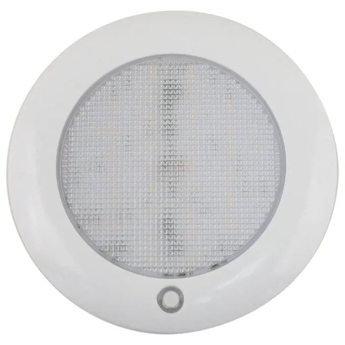 Scandvik Slim 5in Dome Light – Warm White/Blue – 10-30V