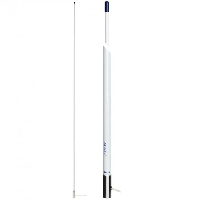 Scout KS-42 6dB VHF fiberglass antenna 240cm IP69 with cable 5m RG-58 66502509