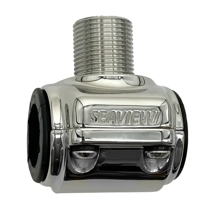 Seaview 316 Stainless Steel Antenna Rail Mount – 1″ – 1-1/4″ Rails [SVRCL1]