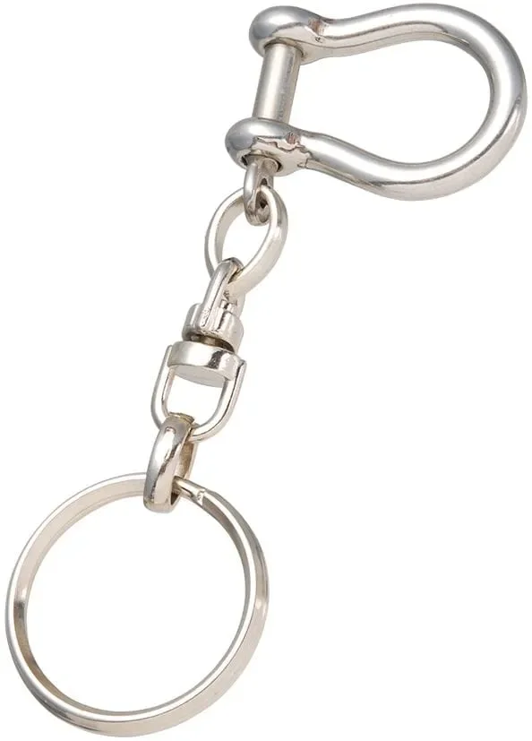 Shackle as keyring pendant