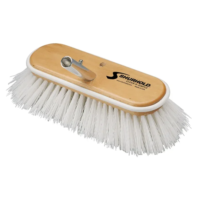 Shurhold 10in Polypropylene Stiff Bristle Deck Brush