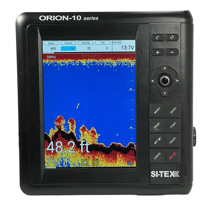 Si-Tex 10in Chartplotter/Sounder Combo with Internal GPS and C-MAP 4D Card