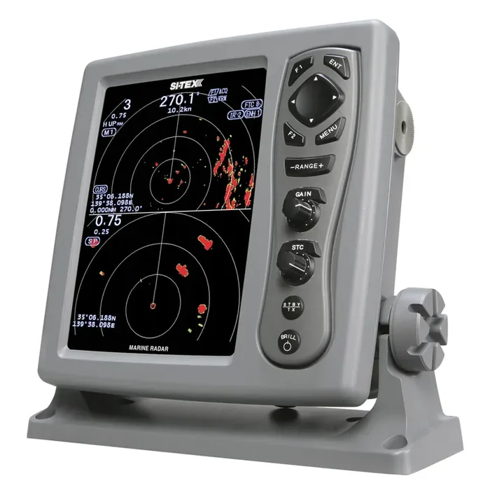 Si-Tex 8.5in Color LCD Radar with 4kW Output – 1/16-36nm Range – 25in Radome