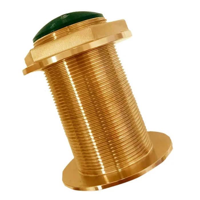 Si-Tex Bronze Low Profile Thru-Hull Transducer – 600W and 50/200kHz