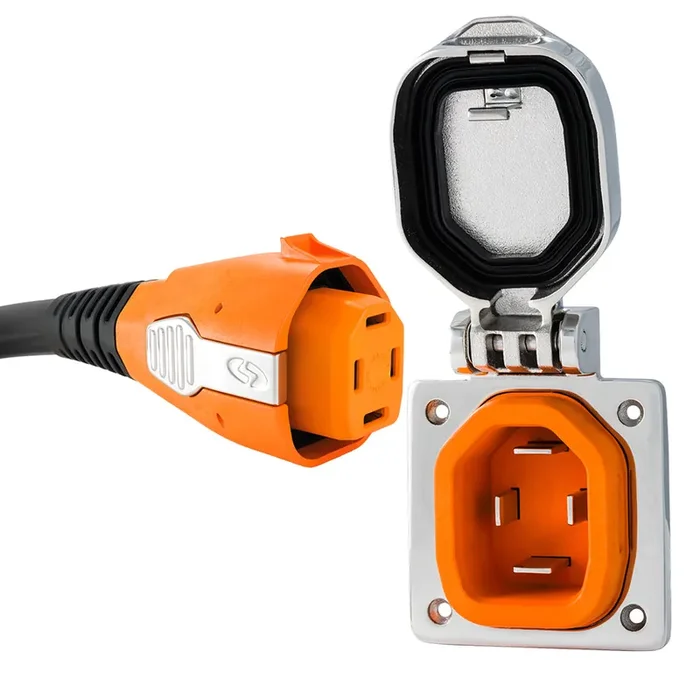 SmartPlug 50 Amp Boat & RV Side Inlet & Connector – B50ASSY