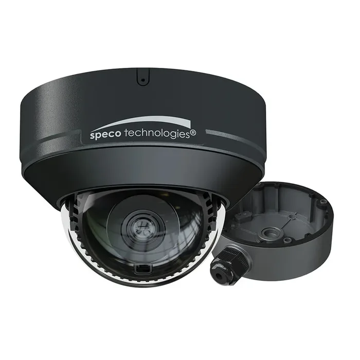 Speco 4MP Intensifier AI IP Camera w/Junction Box – 2.8mm Fixed Lens – O4ID2