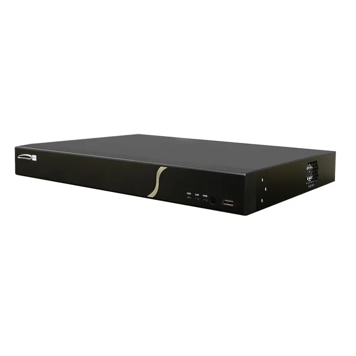 Speco 6 Channel Hybrid Digital Video Recorder – 4 Configurable Hybrid Channels + 2 IP Channels – H6HRLN2TB